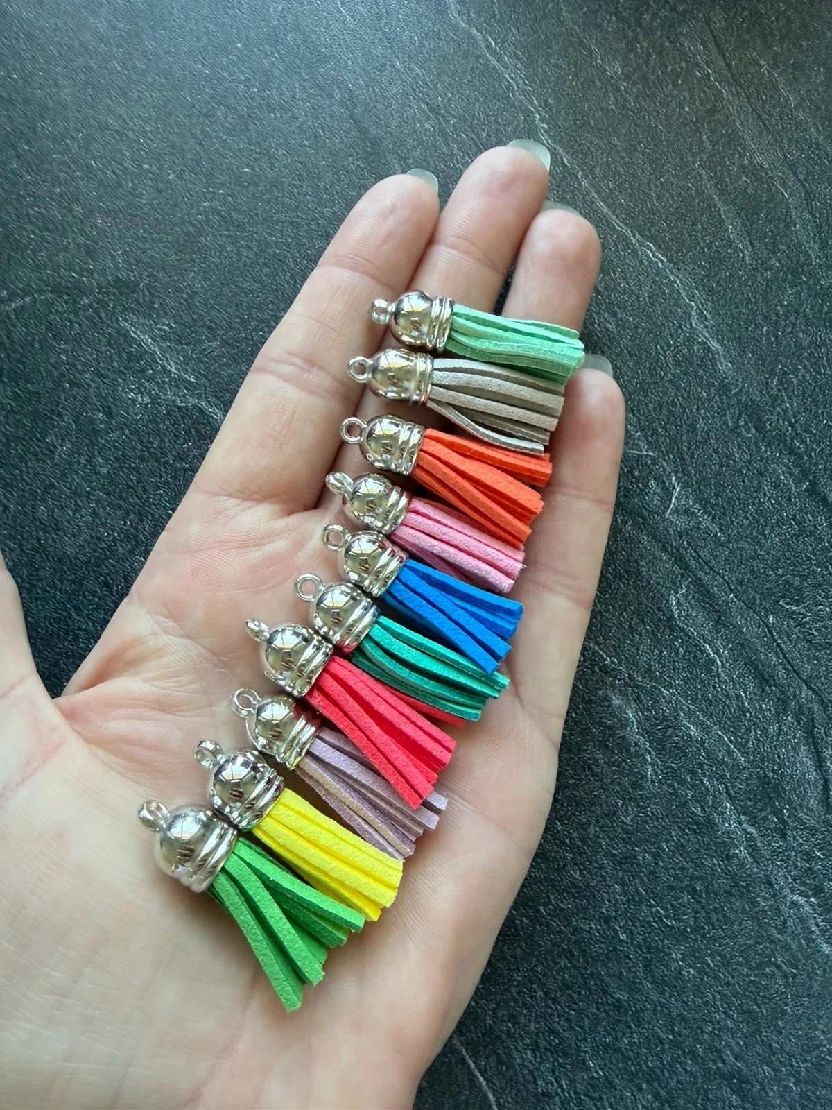 Lot van 10 sleutelhangers voor creatief hobbywerk – photo 3